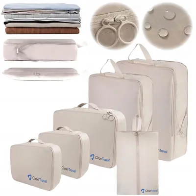 Zdjęcie produktu dla Zestaw organizerów do walizki plecaka CIRON TRAVEL 6 elementów kompresyjne