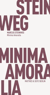 Obrázok produktu pre Minima Amoralia (Fröhliche Wissenschaft)