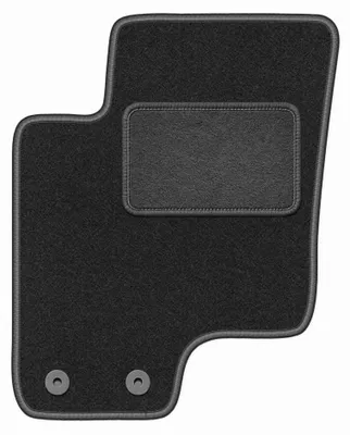Obrázok produktu pre Velúrový koberec vodiča pre: Hyundai Getz 2002-2010 (hatchback) – 1 ks, grafitový, na mieru – Wielganizator LUX