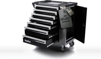 Produktbild von Mephisto XXL Premium Werkzeugwagen mit 7 Schubladen -ohne Werkzeug-