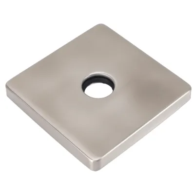 Imagen del producto de Placa de cubierta para brazo de ducha cuadrado, brida para brazo de ducha, placa de protección para brazo de ducha, placa de cubierta para brazo de cabezal de ducha, brida para brazo de ducha de acero inoxidable, brida grande para brazo de ducha