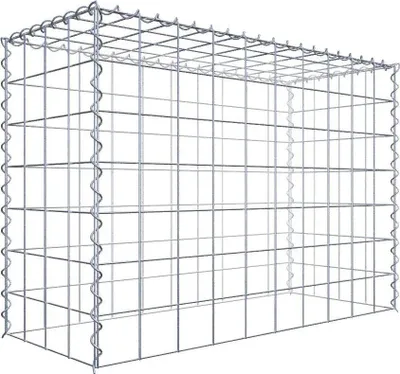 Produktbild von Anbaugabione Typ 3 100 cm x 70 cm x 40 cm (L x H x T), Maschenweite 10 cm x 10 cm, Spirale