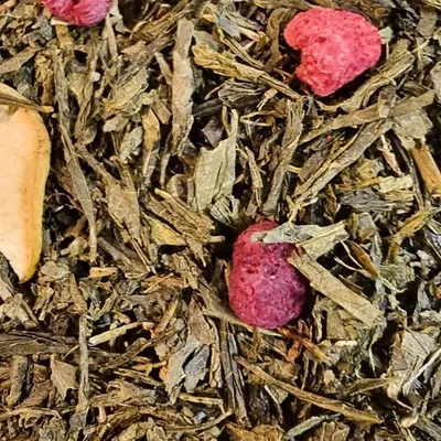 Produktbild von Himbeere Quitte Grüner Tee Naturideen® 100g