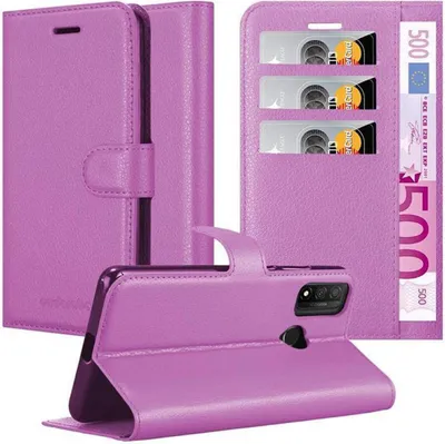 Produktbild von Cadorabo Hülle für Huawei P SMART 2020 Schutz Hülle in Lila Handyhülle Etui Case Cover Magnetverschluss