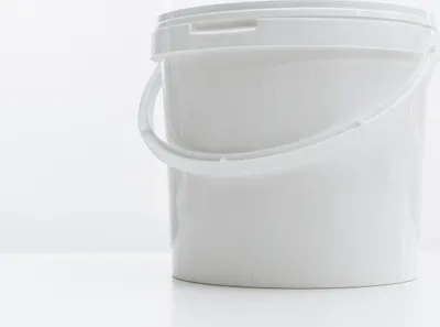 Produktbild von Kunststoff-Leereimer, sehr stabil, mit Deckel, 5 Liter