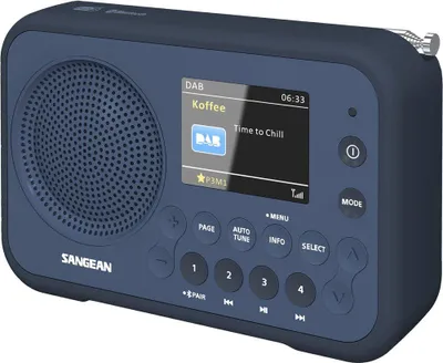 Zdjęcie produktu dla Sangean DPR-76 BT, Przenośny, Cyfrowy, DAB, DAB+, FM, 0,5 W, 8 Ω, LCD