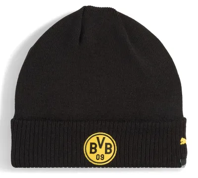 Image de PUMA beanie cap BVB ESS Beanie Puma Black - Faster Yellow noir