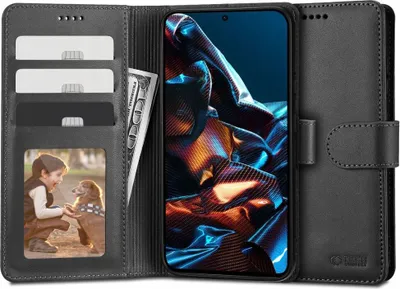 Produktbild von Tech-Protect Peněženka Xiaomi Redmi Note 12 Pro 5G / Poco X5 Pro 5G Schwarz