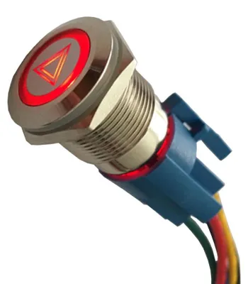 Imagen del producto de Interruptor basculante Mintice de 19 mm, interruptor de palanca, interruptor de presión, pulsador, 12
