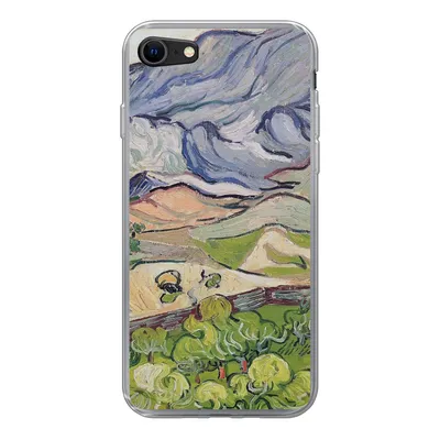 Produktbild von MuchoWow® Handyhülle Schutzhülle Hülle für iPhone SE 2020 Die Alpen - Vincent van Gogh Silikon Softcase Handy Hülle - Kartenbesitzer