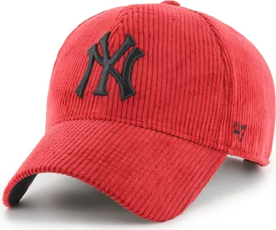 Produktbild von 47 Brand Adjustable Thick Kord Cap New York Yankees rot