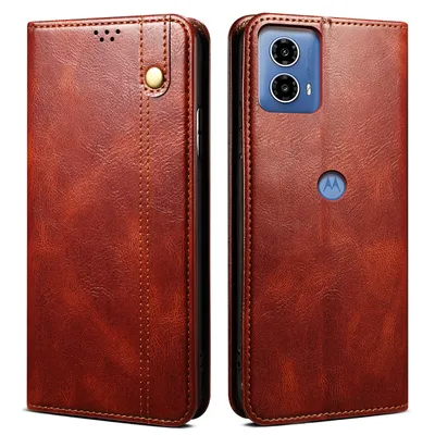 Immagine prodotto di Custodia per Motorola Edge 50 Fusion in pelle flip case portafoglio con funzione stand rosso
