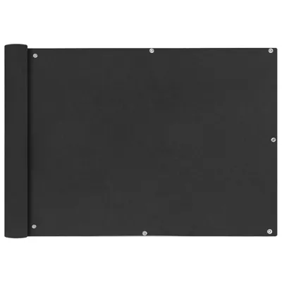 Image de vidaXL Pare-vue de balcon en tissu Oxford 75x400 cm Anthracite