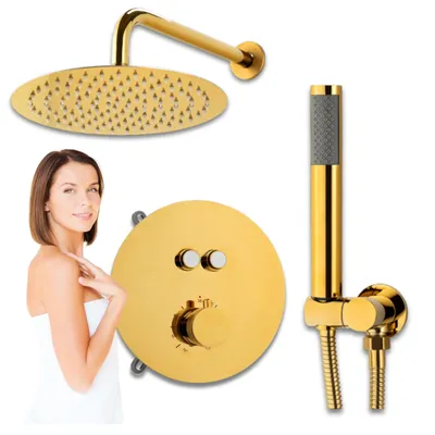 Produktbild von Unterputz-Brausegarnitur S-1172G Gold