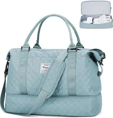 Obrázek produktu pro Cestovní taška 45 x 36 x 20 cm, rozšiřitelná, sportovní taška, taška na víkend, vhodná jako příruční zavazadlo do letadla.