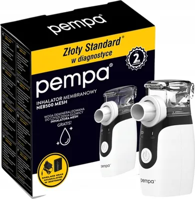 Obrázok produktu pre Mesh Pempa Neb500 Membránový Inhalátor 3,6Μm Tichý Prenosný Napájací Zdroj Usb