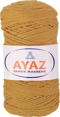 250g PAMUK MAKREME Strickwolle 1111 goldgelb