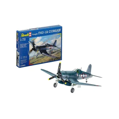 Produktbild von Revell Vought F4U-1D CORSAIR, Starrflügelflugzeug-Modell, Montagesatz, 1:72, Vought F4U-1D CORSAIR, Kunststoff, Second World War