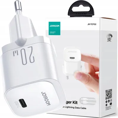 Image de Mini chargeur Usb C 20W Pd Joyroom Jr-Tcf02 - Blanc