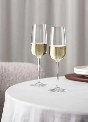 Obrázok produktu pre Villeroy & Boch 1137218130, Pohár tvaru flute na sekt, 120 ml, Kryštál, Sklo, Priehľadná, Vymazať, Afina