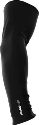 A black gaming arm sleeve shown from the side.