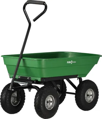 Obrázok produktu pre Záhradný vozík s výklopnou korbou s objemom 55 l, nosnosťou až 150 kg