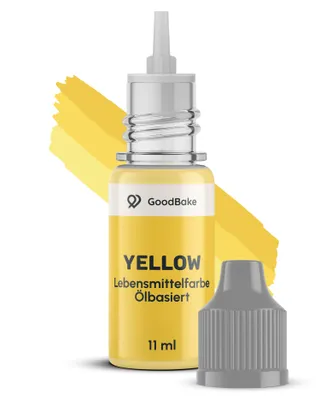 GoodBake Lebensmittelfarbe auf Ölbasis Gelb 11 ml