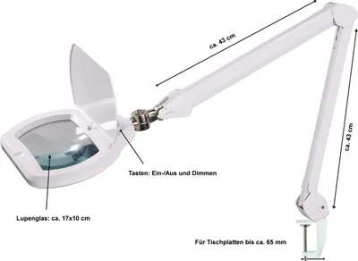 Produktbild von LED Lupenleuchte 3D 8071LED-U 72 SMD LEDs