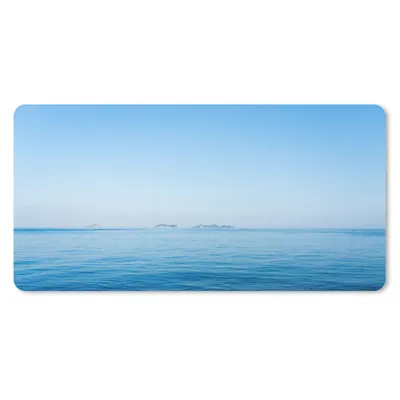 Produktbild von MuchoWow® Mauspad Mousepad Meer - Horizont - Blau 60x30 cm - Mousepads - Maus Mat - Pad - Mausunterlage - Nachhaltig