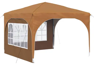 Image de Tente de fête pop-up 290 x 290 x 245 cm Beige