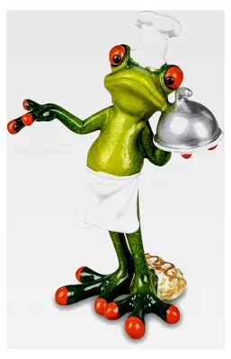 Produktbild von Lustige Frösche Figur aus Poly 17 cm