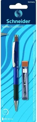 Produktbild von Schneider Druckbleistift Graffix +Ersatzminen Blisterkarte mit 1 Stück