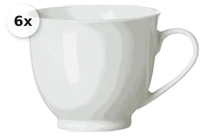 Produktbild von Kaffeetasse 150ml 6er Bianco
