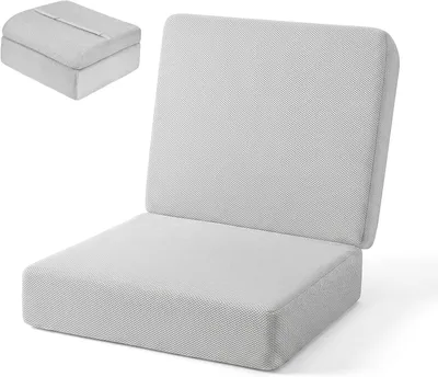 Obrázok produktu pre Vankúš na sedenie s opierkou, 10,3 cm sedadlo a 5,5 cm operadlo, pamäťová pena, pre kancelársku stoličku