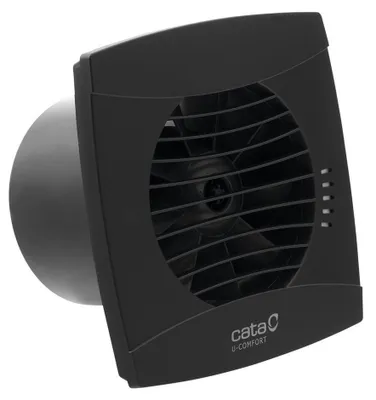 Produktbild von Cata UC-10 Axial-Badlüfter, 8W, Rohr 100mm, schwarz