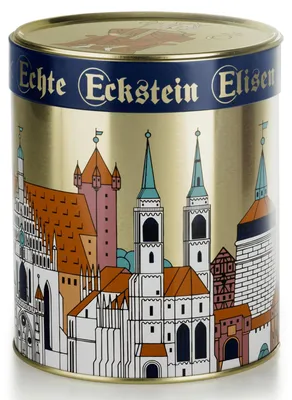 Zdjęcie produktu dla Eckstein, pierniczki Nürnberger Elisen, 6 sztuk, 450g, opakowanie prezentowe