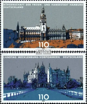 Produktbild von Briefmarken BRD (BR.Deutschland) 1999 Mi 2036-2037 (kompl.Ausg.) postfrisch Landesparlamente in Deutschland