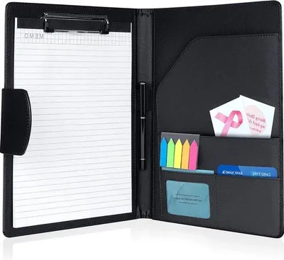 Produktbild von Famanu Schreibmappe - Business Padfolio mit Dokumentenorganizer