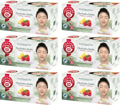 Produktbild von Teekanne Weißer Tee Himbeere Zitrone 6x 20 Teebeutel - Weisser Tee im Beutel