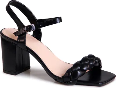 Produktbild von topschuhe24 2409 Damen Riemchen Sandaletten Sandalen Knoten, Farbe:Schwarz, Größe:38 EU