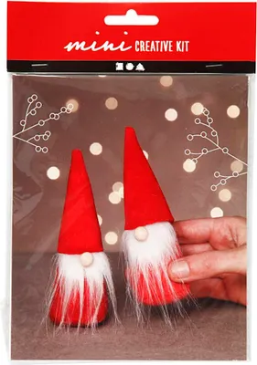 Produktbild von Creativ Company Kreativ-Mini-Set, Weihnachtszwerg, H: 12 cm, rot, 1 Box
