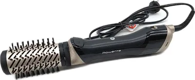 Produktbild von Rowenta Brush Activ UB9530, Heißluftbürste, Warm, Tasten, Scrollleiste, Schwarz, Silber, Hängeschlaufe, China