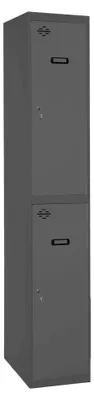 Image de Casier-armoire Simonlocker Prof.dism.tandem 1/2 300 Ini An/an Antracite 1800x300x500 - Simonrack