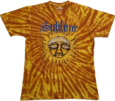 Produktbild von Sublime - T-Shirt Batik für Herren/Damen Uni RO4620 (L) (Orange)