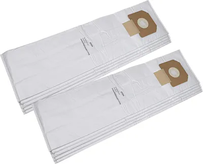 Produktbild von vhbw 10x Staubbeutel kompatibel mit Kärcher NT 55/1 Tact Te M, 55/1 Tact Adv, 55/1 Tact Te, 45/1 Tact Te M, 55/1 Tact Staubsauger - 39,5cm x 22cm Weiß