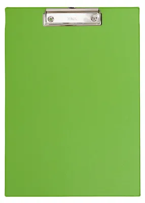 Produktbild von MAUL Klemmbrett A4 Hochformat Karton Folie hellgrün