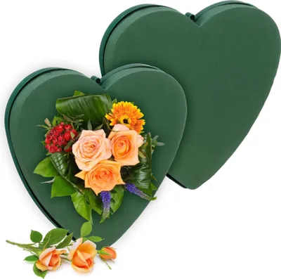 Image de Lot de 2 cœurs en mousse florale