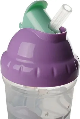 Immagine prodotto di Bicchiere con cannuccia, THERMOBABY, 295 ml, a prova di perdite, Lilo & Stitch