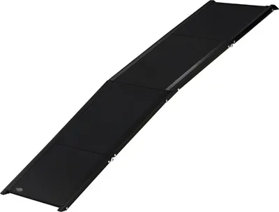 Produktbild von Fortuna Lai Haustierrampe, klappbar, rutschfest, Hunde bis 40 kg, 158 cm x 43.5 cm x 2.5 cm, Schwarz