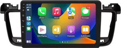 Image de Autoradio avec Bluetooth et CarPlay pour Peugeot 508 & 508SW (2011-2018) – Compatible avec Apple et Android – Stéréo – Système de navigation – 2 Go/64 Go